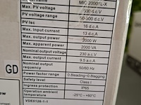 Omvormer growatt, mic 2000tl-x - afbeelding 4 van  4