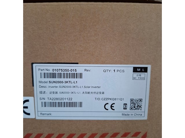 Omvormer huawei, sun2000-3ktl-l1 - afbeelding 2 van  5