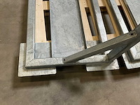 Omvormer montage frame platdak (6x) - afbeelding 3 van  3