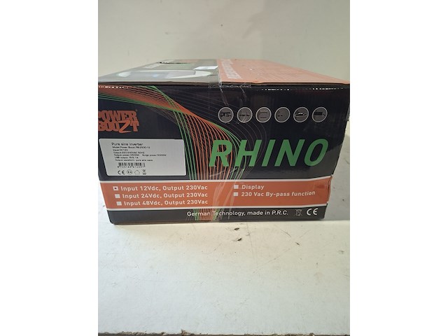 Omvormer, rhino, power boozt pb-2500-12 - afbeelding 3 van  5