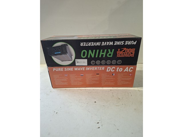 Omvormer, rhino, power boozt pb-2500-12 - afbeelding 2 van  4