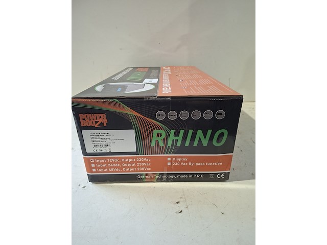 Omvormer, rhino, power boozt pb-2500-12 - afbeelding 3 van  4