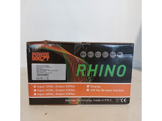 Omvormer rhino, power boozt pb-2500-12 - afbeelding 6 van  8