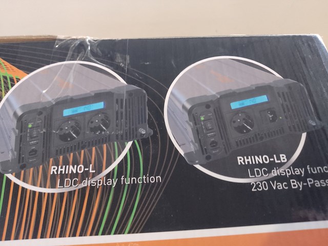 Omvormer, rhino, power boozt pb-2500-12 - afbeelding 3 van  5