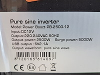 Omvormer, rhino, powerboozt pb-2500-12 - afbeelding 3 van  6