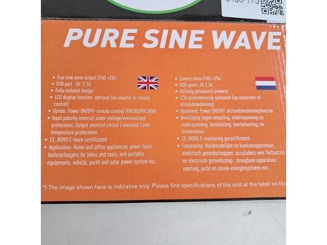 Omvormer, rhino, powerboozt pb-2500-12 - afbeelding 6 van  6