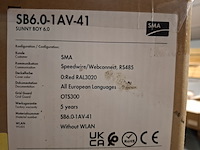 Omvormer sma , sunny boy 6.0 sb6.0-1av-41 - afbeelding 4 van  5