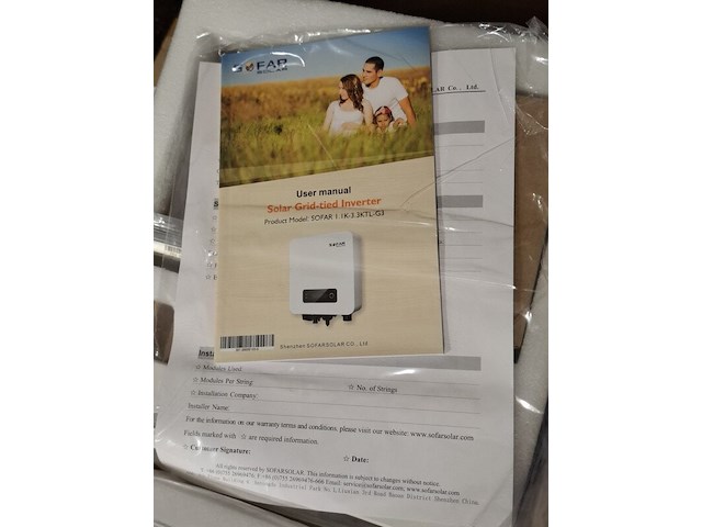 Omvormer sofar solar, 1600tl-g3 - afbeelding 3 van  4