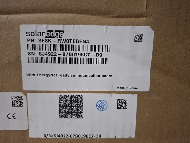 Omvormer solar edge, sb8k - afbeelding 5 van  5