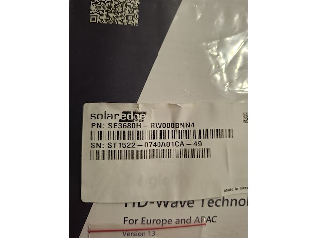 Omvormer solar edge, se3680h - afbeelding 5 van  5