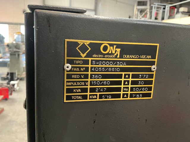 Ona bn180 zinkvonkmachine - afbeelding 11 van  11