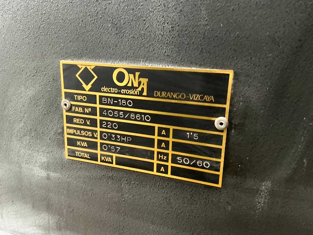 Ona bn180 zinkvonkmachine - afbeelding 9 van  11