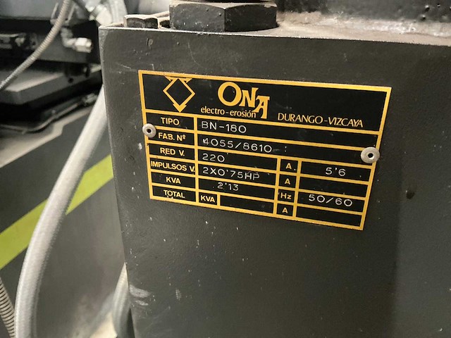 Ona bn180 zinkvonkmachine - afbeelding 2 van  3