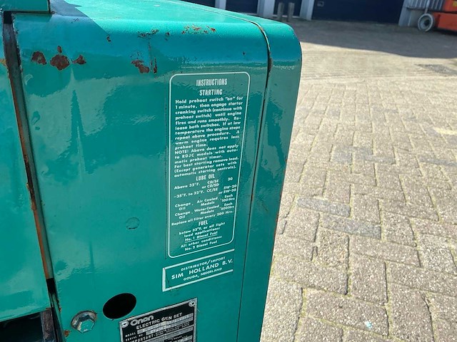 Onan diesel stroomgenerator - afbeelding 9 van  11