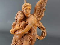 Onbewerkt ijzeren beeld cupido en psyche - afbeelding 3 van  5