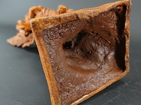 Onbewerkt ijzeren beeld cupido en psyche - afbeelding 5 van  5