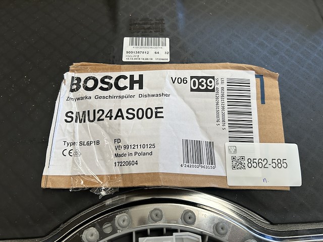 Onderbouw stille vaatwasser, bosch, smu24as00e - afbeelding 3 van  8