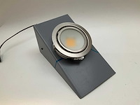 Onderbouw verlichting set van 3 spotjes rvs - afbeelding 2 van  4