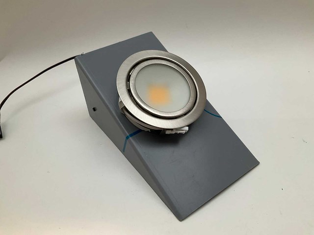 Onderbouw verlichting set van 3 spotjes rvs - afbeelding 2 van  4