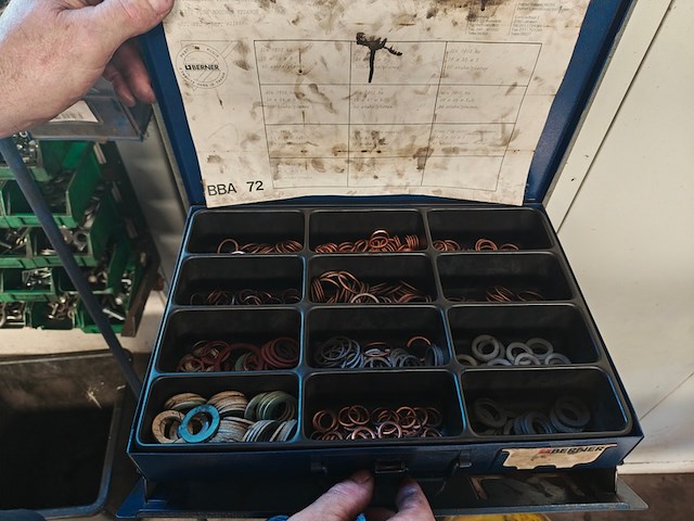 Onderdelen ladenboxen, 15 assorti lades, berner, bera system - afbeelding 5 van  18