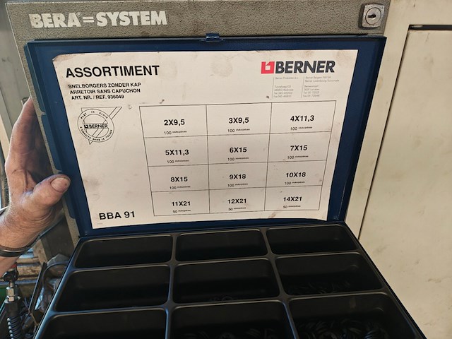 Onderdelen ladenboxen, 15 assorti lades, berner, bera system - afbeelding 16 van  18