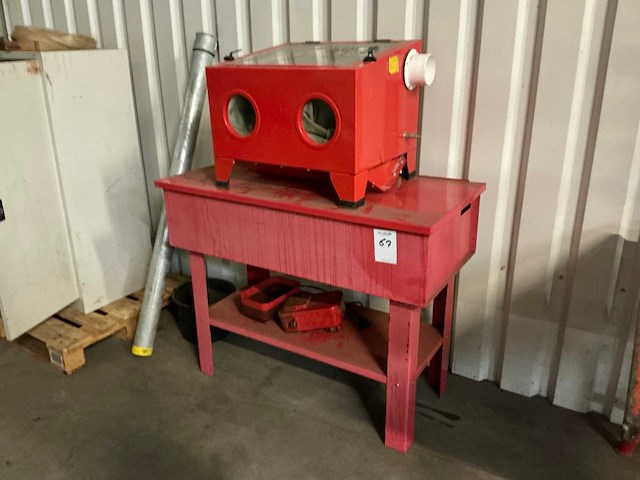 Onderdelenreiniger / straalcabine - afbeelding 1 van  2