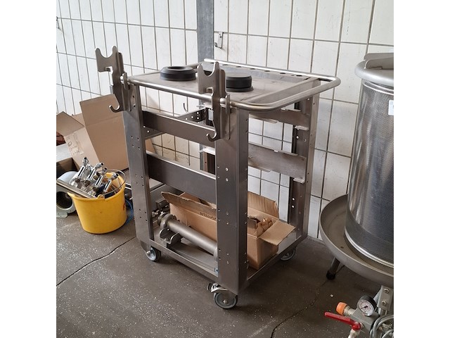 Onderdelenwagen rvs - afbeelding 1 van  10