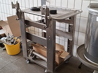 Onderdelenwagen rvs - afbeelding 1 van  10