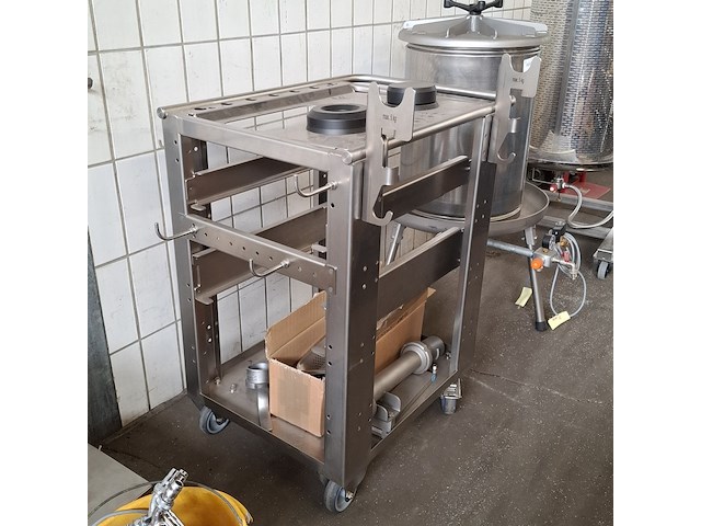 Onderdelenwagen rvs - afbeelding 6 van  10