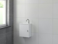 Onderkast fonteinmeubel, bruynzeel, evi, mat wit - afbeelding 1 van  2
