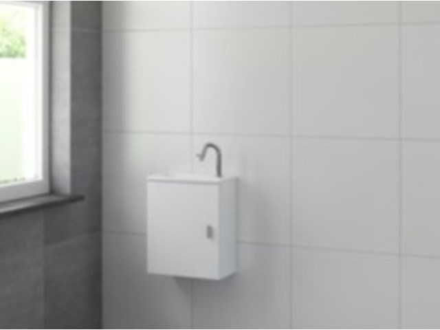 Onderkast fonteinmeubel bruynzeel, evi, mat wit - afbeelding 2 van  4