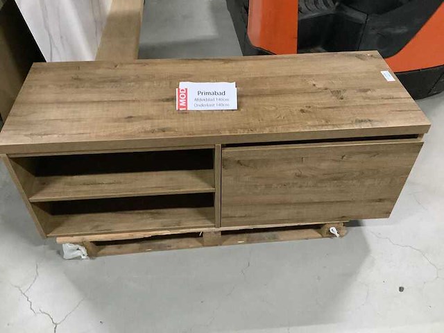 Onderkast met afdekblad 140 cm breed primabad - afbeelding 1 van  5