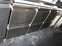 Onderkoeling met zes laden desmon gold. bouwjaar onbekend. afmeting 190 x 70 x 82 cm. - afbeelding 2 van  4