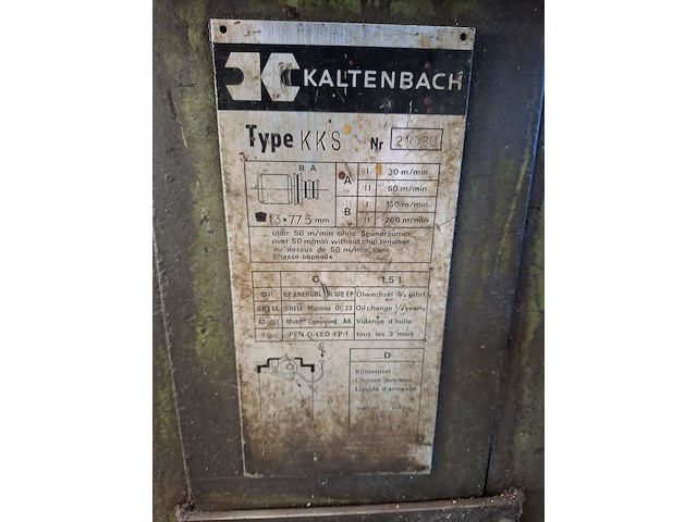 Onderlopende metaalcirkelzaagmachine kaltenbach, kks 400 - afbeelding 12 van  15