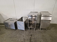Onderstel - rvs (4x)
