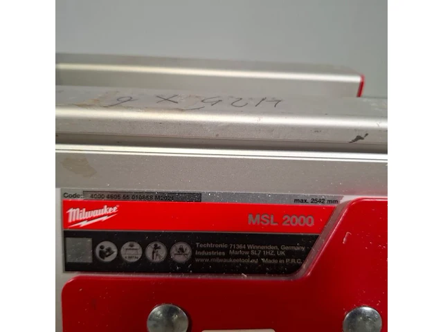 Onderstel voor afkortzaagmachine, milwaukee, msl 2000 - afbeelding 3 van  5