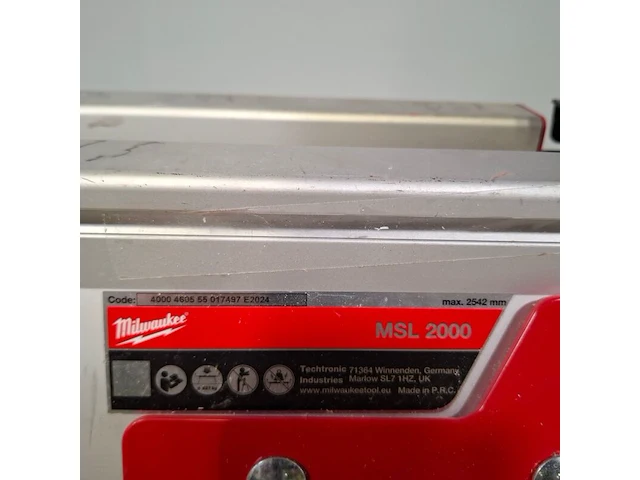 Onderstel voor afkortzaagmachine, milwaukee, msl 2000 - afbeelding 3 van  5