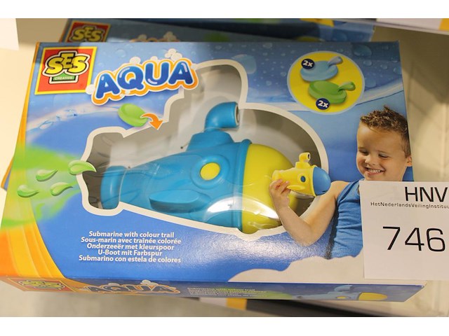 Onderzeeboot aqua, zes stuks. - afbeelding 2 van  2