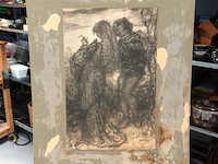 Onduidelijk techniek genaamd primavera, naar een ontwerp van de nederlandse kunstenaar matthijs maris (1839–1917) - afbeelding 2 van  8