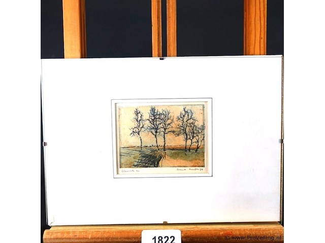 Onduidelijke techniek. gesigneerd - afbeelding 1 van  5