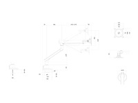 One for all design universele enkele monitorarm dm7120 wit - afbeelding 4 van  4