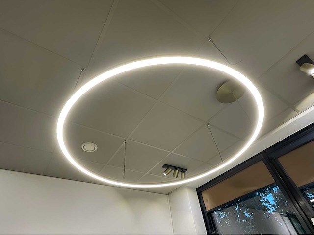 One light led circle ring hanglamp - afbeelding 1 van  8