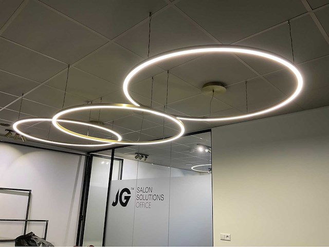 One light led circle ring hanglamp - afbeelding 1 van  8