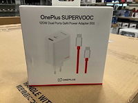 One plus supervooc 120w dual ports gan power adapter (kit) (4x) - afbeelding 1 van  2