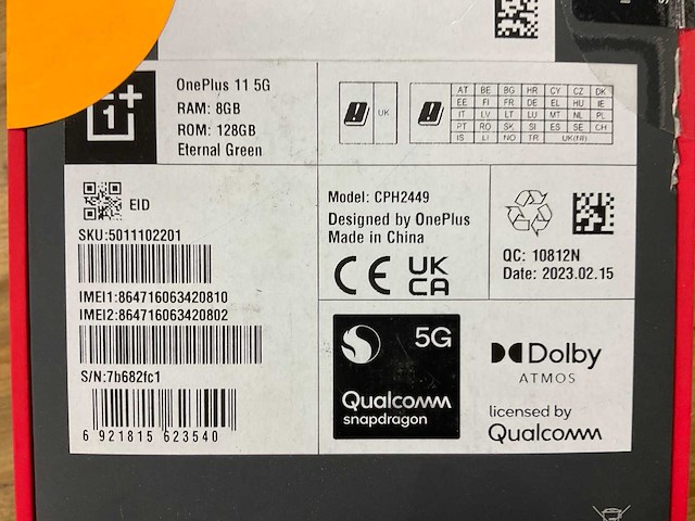 Oneplus 11 mobiele telefoon - afbeelding 3 van  3