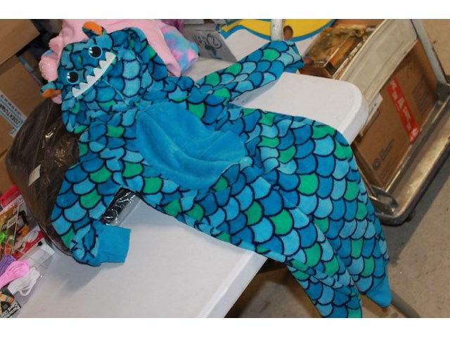 Onesie haai blaiw 1x mt 104 in ds d - afbeelding 1 van  5