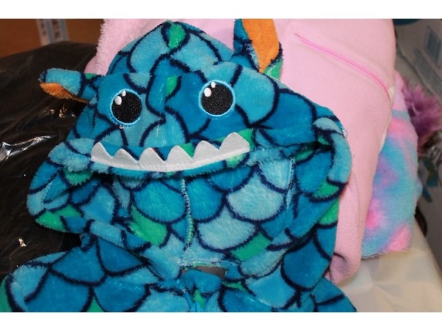 Onesie haai blaiw 1x mt 104 in ds d - afbeelding 5 van  5