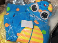 Onesie monster blauw 1x 98/104 in ds 1 - afbeelding 2 van  3