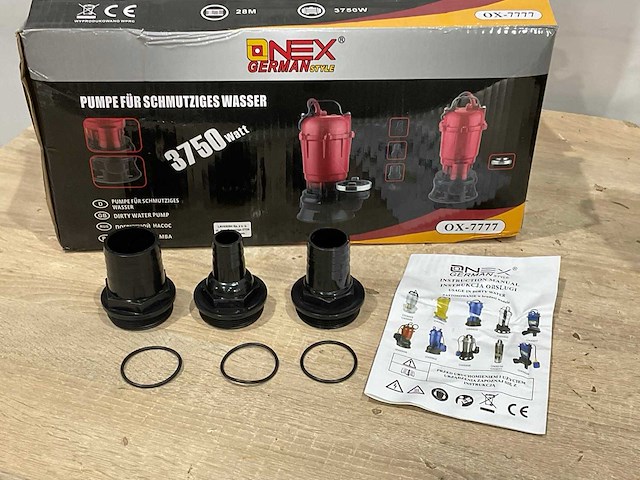 Onex - ox-7777 - vuilwaterpomp - afbeelding 9 van  10