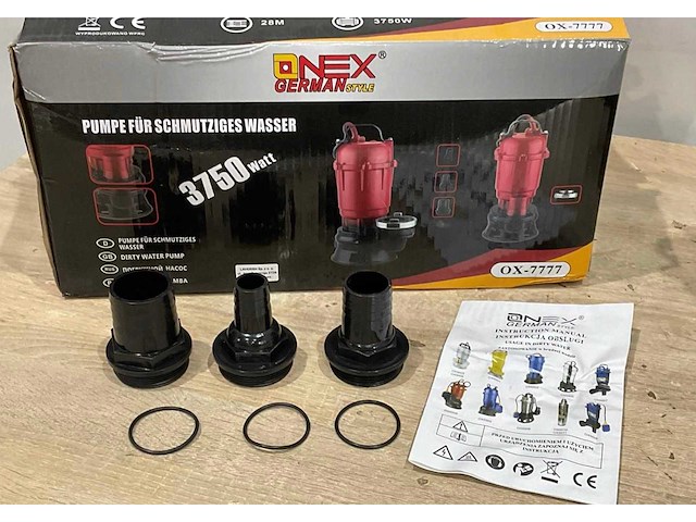 Onex - ox-7777 - vuilwaterpomp - afbeelding 9 van  10
